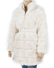 Load image into Gallery viewer, Faux Fur Coat With Elastic Waist Band (3 Colors)

