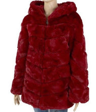 Load image into Gallery viewer, Faux Fur Chevron Coat (3 Colors)
