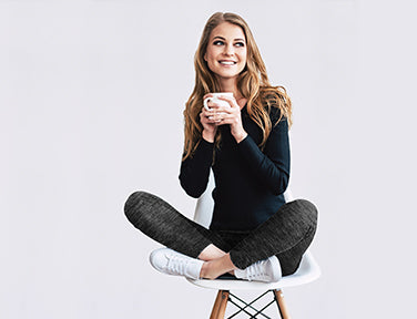Britt's Knits Fleece Lined Leggings (Gray) - CeCe Fashion Boutique