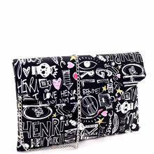Load image into Gallery viewer, Graffiti Effect Envelope Clutch Purse - CeCe Fashion Boutique
